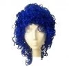 West Bay Wet Look Curly Wig - Royal Blue Wigs By Color