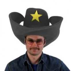 Clown Antics Super Size 50 Gallon Cowboy Hats - Gray (28")