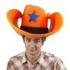 Clown Antics Super Size 50 Gallon Cowboy Hats - Orange (28")
