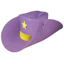 Clown Antics Super Size 50 Gallon Cowboy Hats - Purple (28")