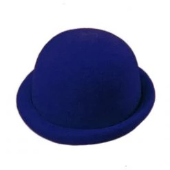 Tee Kam Bee (Sam Tee) Hats Felt Derby W Rolled Rim - Royal Blue
