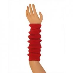 AJs Socks Arm Warmers (tube) - Red 17 " Arm / Leg Warmers
