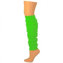 AJs Socks Arm / Leg Warmers Leg Warmers, Solid Heavy Weight - Lime (23")