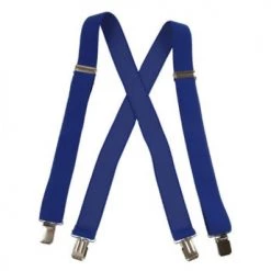 Suspender Factory Jumbo Clip Suspenders - Royal Blue (1.5")