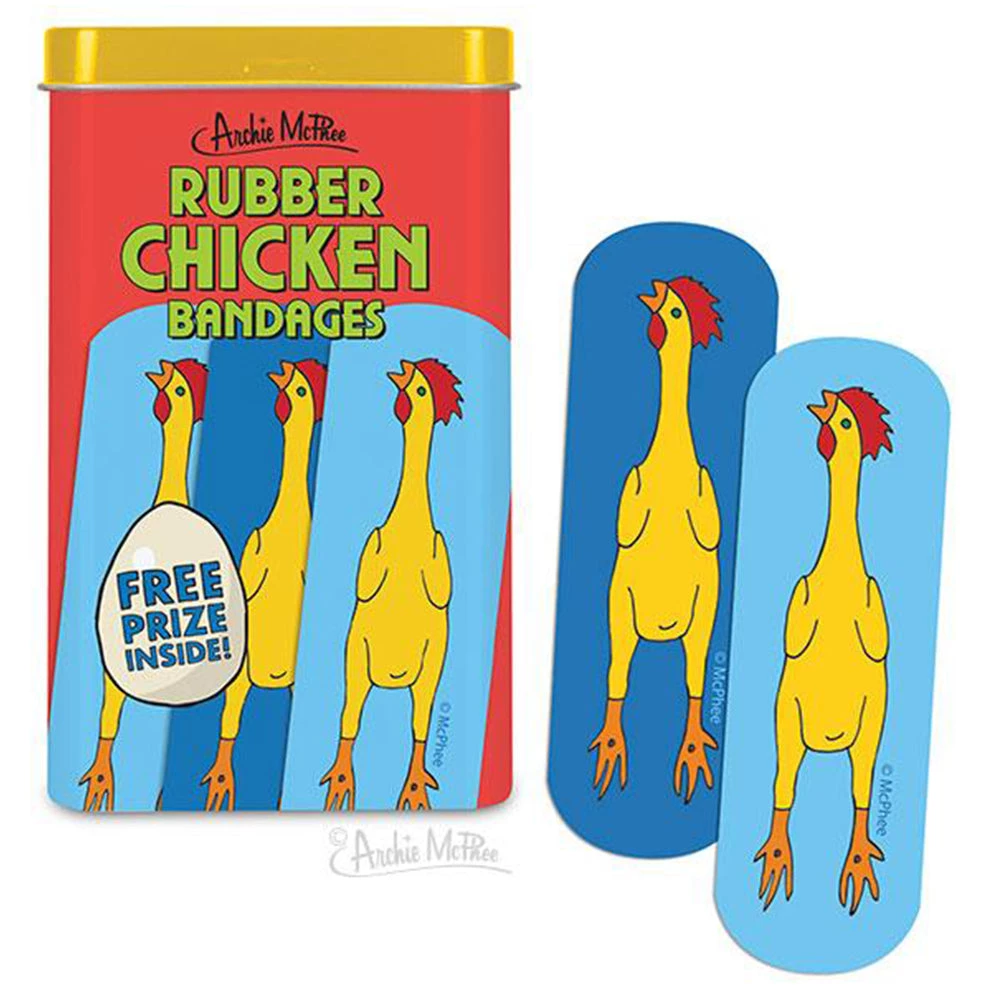Accoutrements Rubber Chicken Bandages 1 Accoutrements Rubber Chicken Bandages