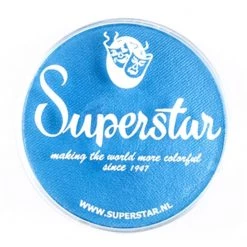Superstar Aqua Face & Body Paint - London Sky Blue Shimmer 213 (45 Gm)