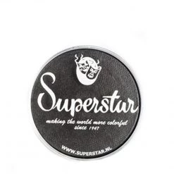 Superstar Aqua Face Paint - Steel Black Shimmer/graphite 223 (16 Gm)