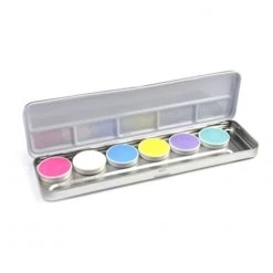 Face Paint Brands Superstar Aqua 6 Color Pastel Palette (5 Gm)