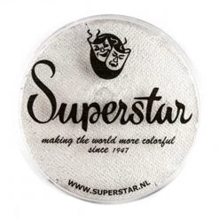 Superstar Aqua Face Paint - Silver White Shimmer W Glitter 064 (45 Gm) Face Paint Brands