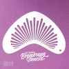 Art Factory Boomerang Face Painting Stencil - Sunburst