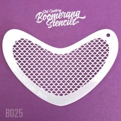 Stencils Art Factory Boomerang Face Painting Stencil - Small Scales