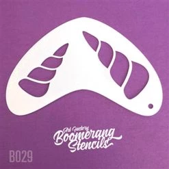 Art Factory Boomerang Face Painting Stencil - Unicorn Stencils