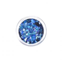 Art Factory Blue Holographic Hearts Chunky Glitter (10 Ml) Glitter & Glitter Tattoo