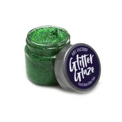 Art Factory Glitter Glaze Face & Body Paint - Kelly Green (1 Oz) Glitter & Glitter Tattoo