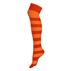 AJs Socks Striped Socks - Red/Orange