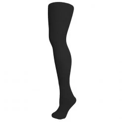AJs Socks Adult Thigh High Solid Socks - Black Thigh High Socks