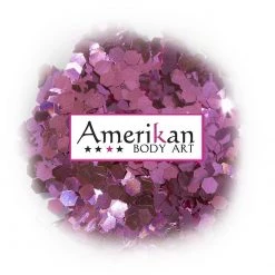 Amerikan Body Art Biodegradable Chunky Glitter - Pink Sapphire (1 Oz) Glitter & Glitter Tattoo