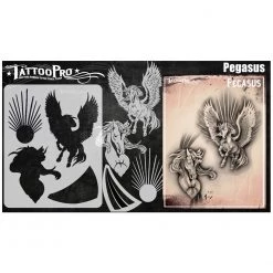 Tattoo Pro Stencils Series 8 - Pegasus Air Brush Supplies