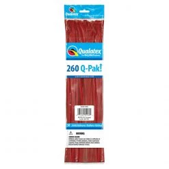 Qualatex 260Q Balloons - Ruby Red (50/Bag) Balloons By Color