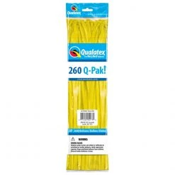 Balloons By Color Qualatex 260Q Balloons - Citrine Yellow (50/Bag)