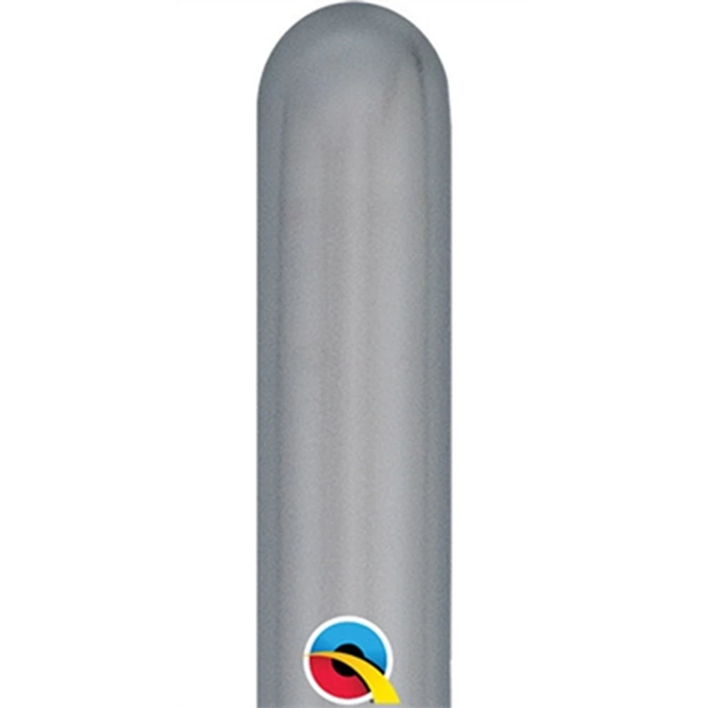 Qualatex 260Q Chrome Silver Balloons 100ct 1 Qualatex 260Q Chrome Silver Balloons 100ct