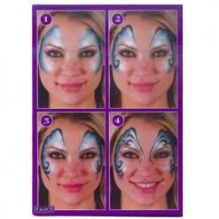 Wolfe FX Wolfe Cheat Book - Pretty Faces, Vol 4 - Wolfe Face Art Wolfe Clown Makeup