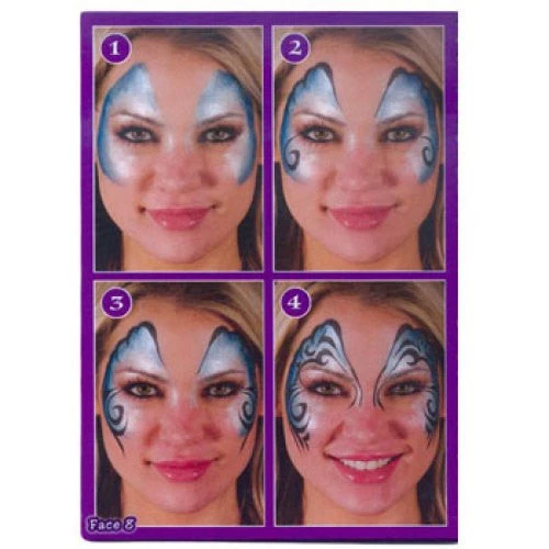 Wolfe FX Wolfe Cheat Book - Pretty Faces, Vol 4 - Wolfe Face Art Wolfe Clown Makeup 2 Wolfe FX Wolfe Cheat Book - Pretty Faces, Vol 4 - Wolfe Face Art Wolfe Clown Makeup