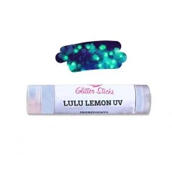 Creative Faces Chunky Glitter Stick - Lulu Lemon UV Glitter & Glitter Tattoo