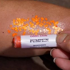 Creative Faces Chunky Glitter Stick - Pumpkin Glitter & Glitter Tattoo