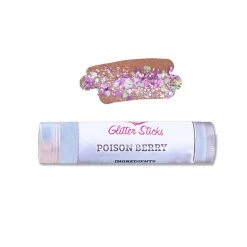 Creative Faces Chunky Glitter Stick - Poison Berry Glitter & Glitter Tattoo