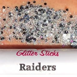 Creative Faces Chunky Glitter Stick - Raiders Glitter & Glitter Tattoo