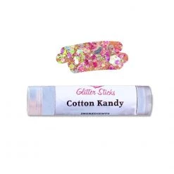 Creative Faces Chunky Glitter Stick - Cotton Kandy Glitter & Glitter Tattoo