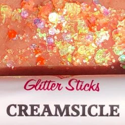 Glitter & Glitter Tattoo Creative Faces Chunky Glitter Stick - Creamsicle UV