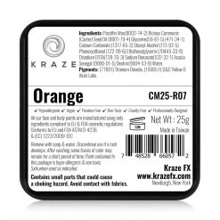 Face Paint Brands Kraze FX Square - Orange (25 Gm) 7 Face Paint Brands Kraze FX Square - Orange (25 Gm)