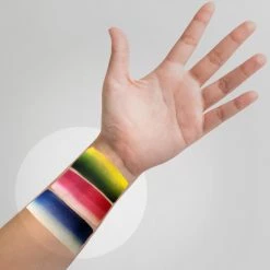 Kraze FX 12 One Stroke Split Cake Palette - Splash (12 X 6 Gm) Face Paint Brands