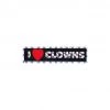 Daytona Magic I Love Clowns Bumper Sticker