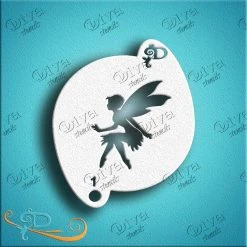 Diva Stencils Diva Stencil - Fairy #8 Air Brush Supplies