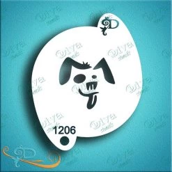 Diva Stencils Air Brush Supplies Diva Stencil - Doggy Face