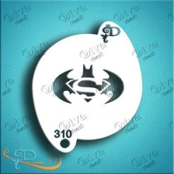 Diva Stencils Air Brush Supplies Diva Stencil - Bat Super