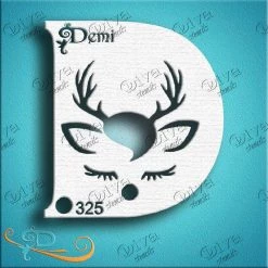 Diva Stencils Air Brush Supplies Diva Stencil - Diva Demi Deer Boy