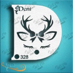 Diva Stencils Diva Stencil - Diva Demi Deer Girl