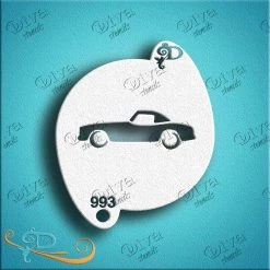 Diva Stencils Air Brush Supplies Diva Stencil - Car #3