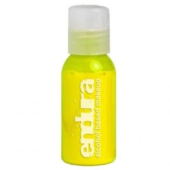 European Body Art Endura Alcohol Based Airbrush Ink - Bright Yellow (1 Oz) Face Paint Brands