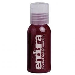 European Body Art Endura Alcohol Based Airbrush Ink - Death Burgundy (1 Oz)