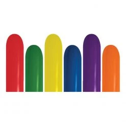 Betallatex 260B Solid Latex Balloons - Metallic Assortment (100/pack) Balloons By Color