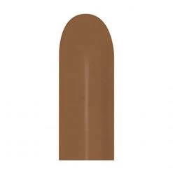 Balloons By Color Betallatex 260B Solid Latex Balloons - Deluxe Coffee (50/pack)