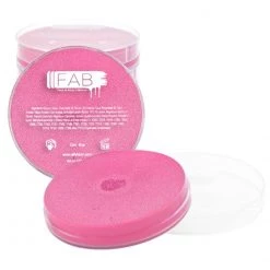Silly Farm (FAB) FAB Pink Superstar Face Paint - Cotton Candy Shimmer 305 (45 Gm)