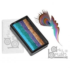 Silly Farm (FAB) Silly Farm Arty Brush Split Cakes - Peacock (20 G) Face Paint Brands