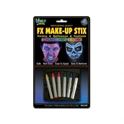 Wolfe FX Wolfe Neon Face Paint Makeup Stix (6/box) Beginner Face Paint