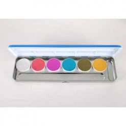 Kryolan Aquacolor Interferenz Face Paint Palettes 6 Colors Face Paint Brands